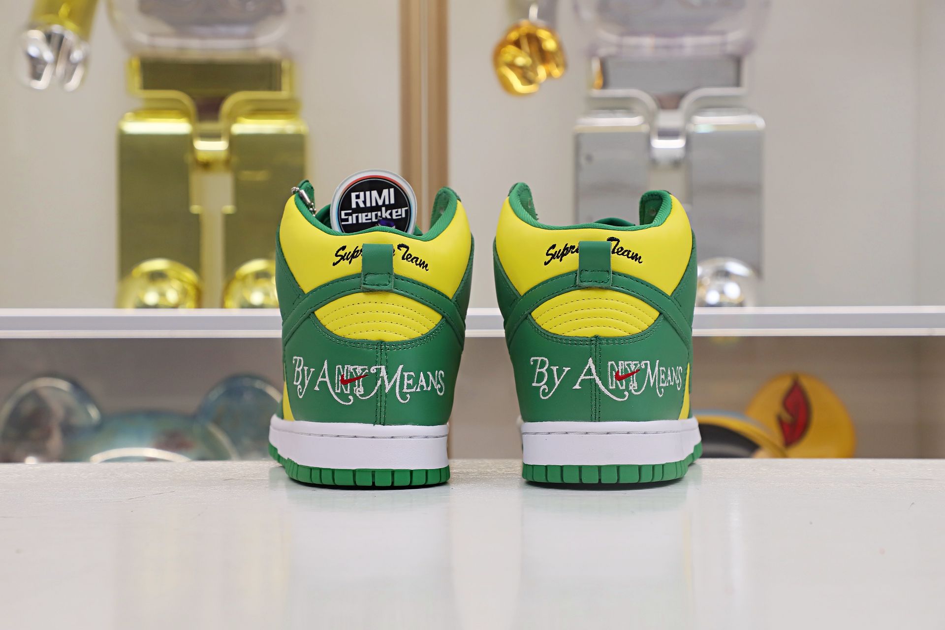 dunk high S*p*e by any means green