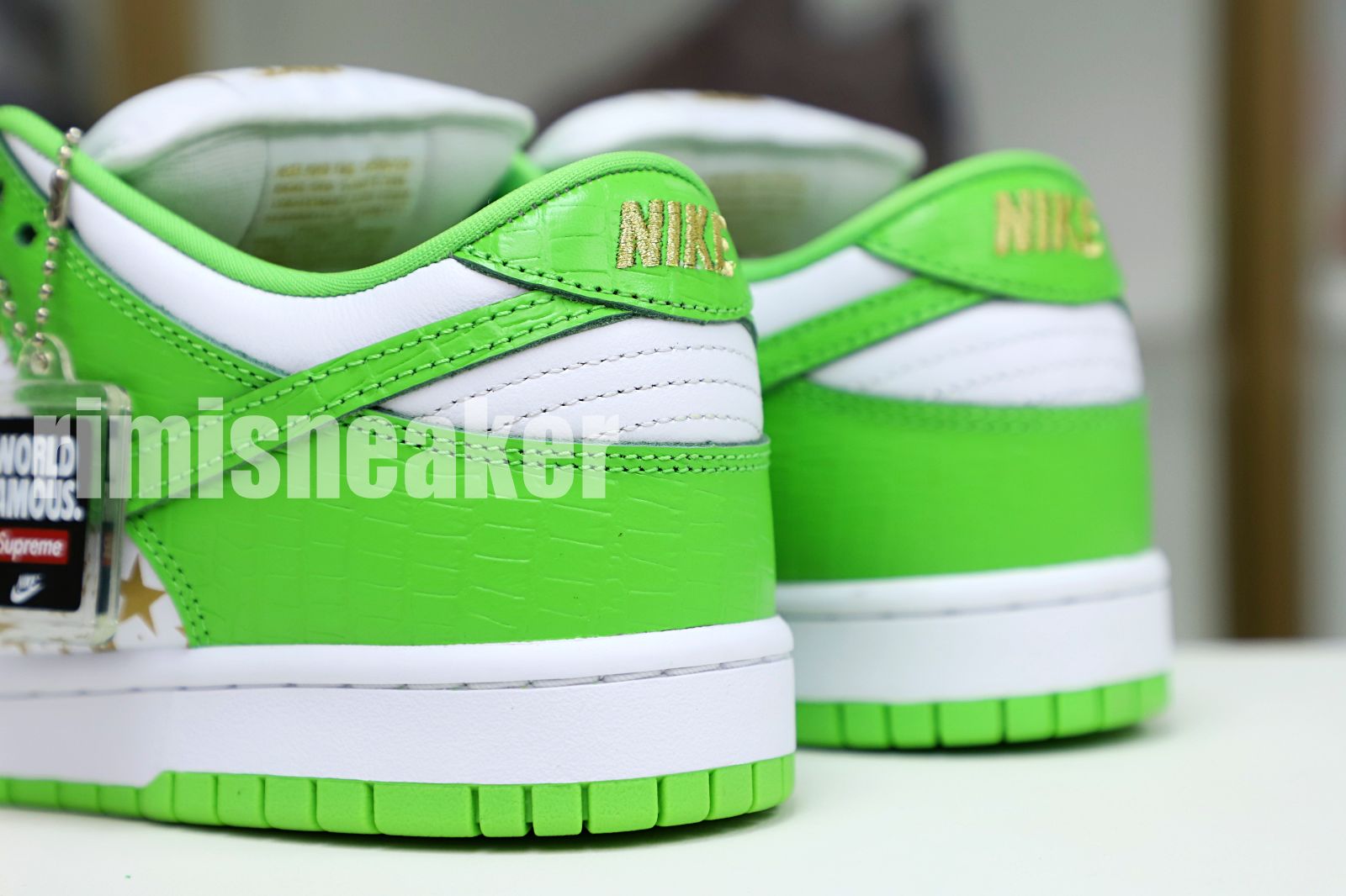 S*p*e x nike sb dunk low "mean green"