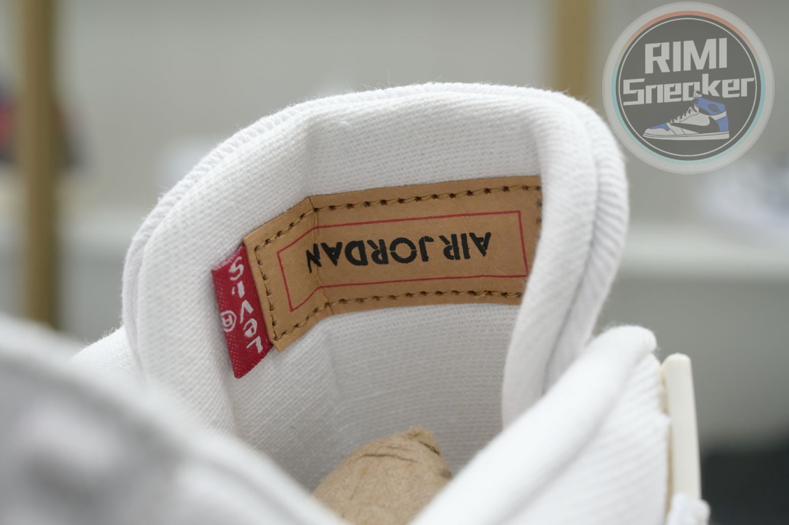 jordan air jordan 4 L*v*s white (L*v*s tag)