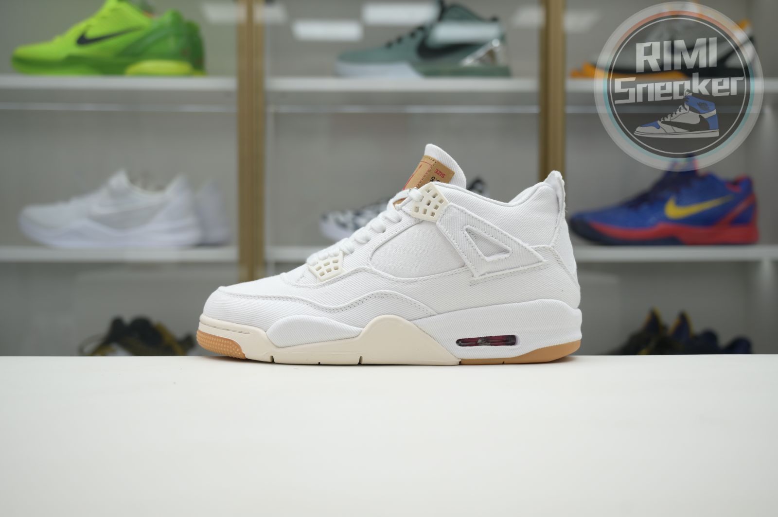 jordan air jordan 4 L*v*s white (L*v*s tag)
